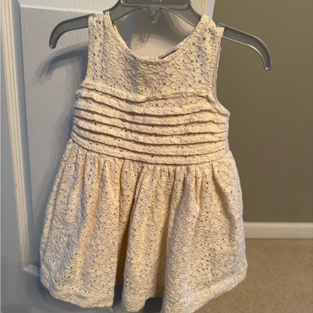 French connection beige lace dress